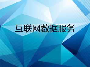互联网数据服务 数字时代的核心引擎与未来趋势